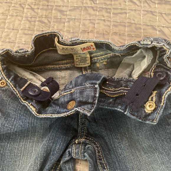 Place Dark Wash Ruffle Flare Jeans. 24 Months. - Picture 6 of 6